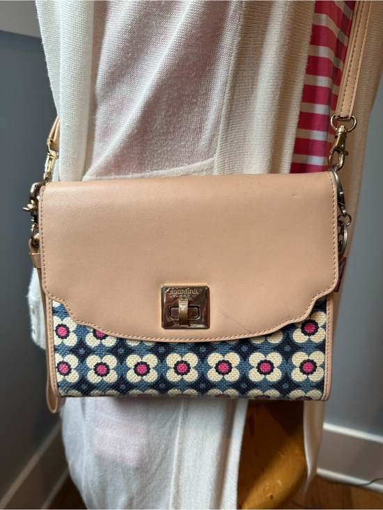 Spartina 449 Handbags - Spartina 449 Blush Pink Floral Linen/canvas fabric Crossbody